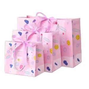 Custom Pattern Kraft Paper Bag