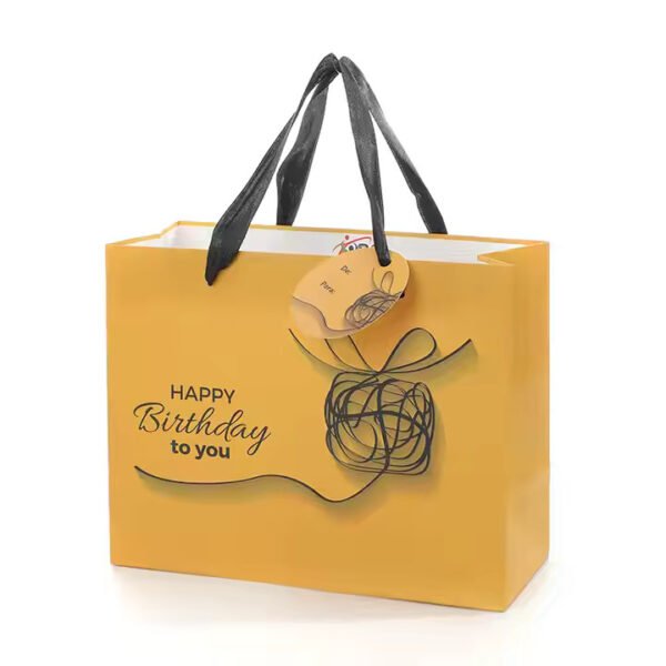 Fashion Exquisite Printing Private Style Birthday Gift Paper Bag Shopping Gift Shopping Bag