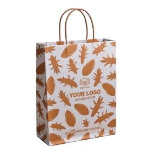 J-cut kraft paper bag