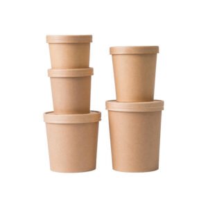Paper soup containers