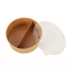 Salad bowl with divider