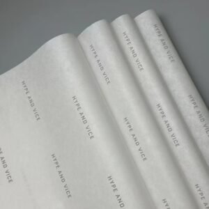 Tissue paper with logo