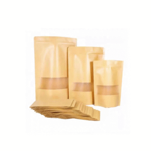 Self-sealing zipper paper bag