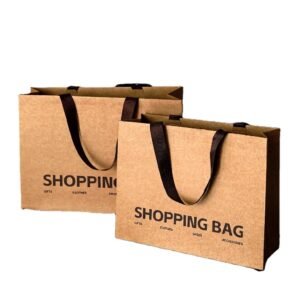 Glued handle Paper Bags