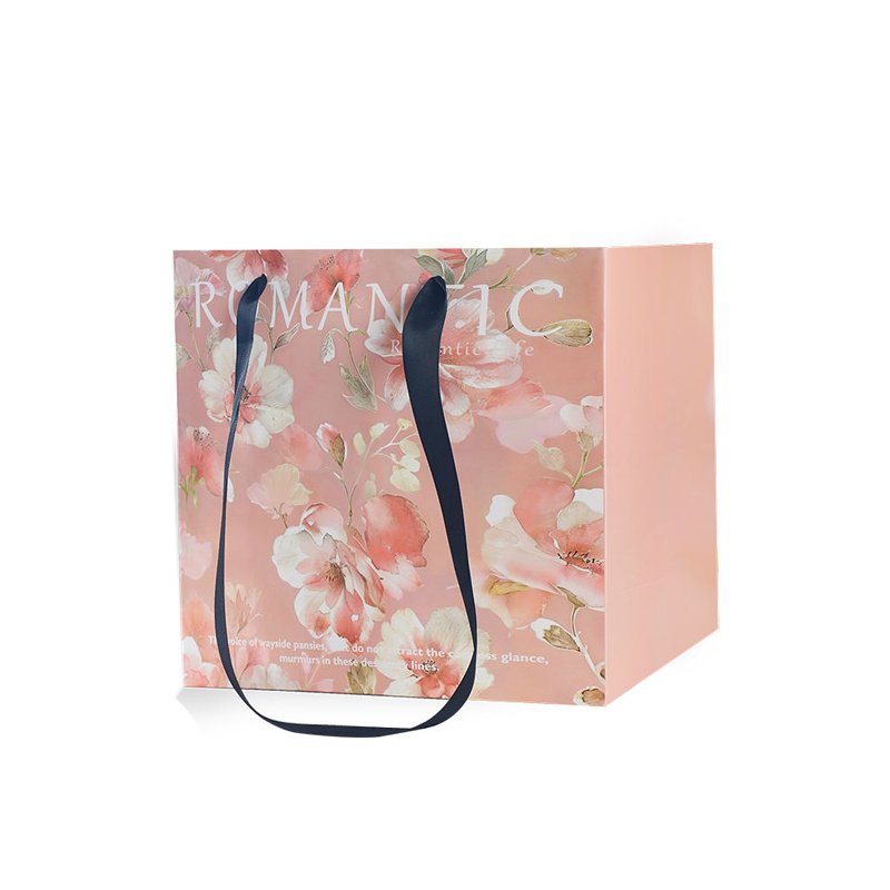 Flower Handheld Paper Basket Packaging - Image 3